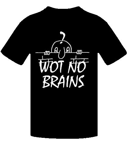 WOT NO BRAINS