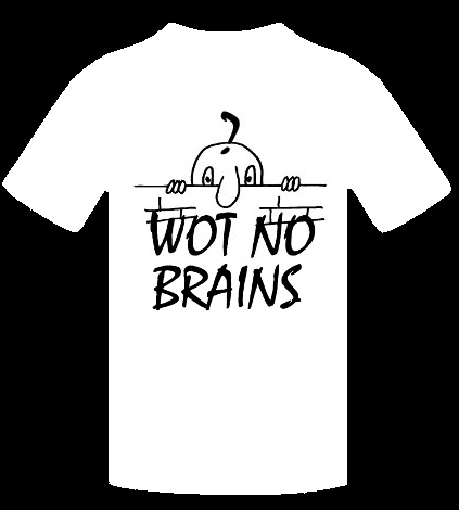 WOT NO BRAINS